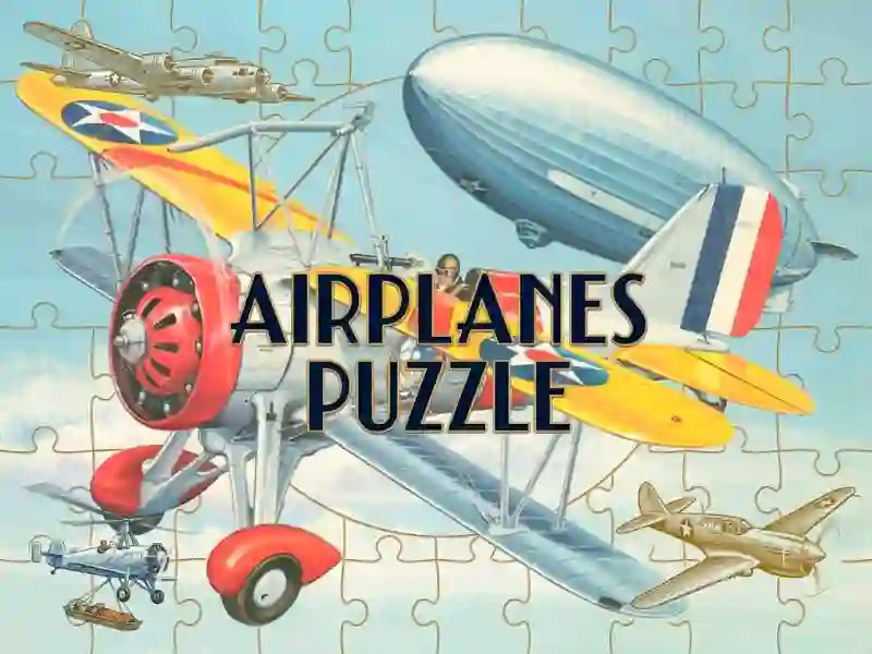 Joc Airplanes Puzzle en línia