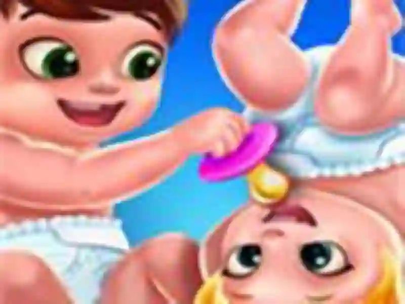Joc Baby Twins Caring Day en línia