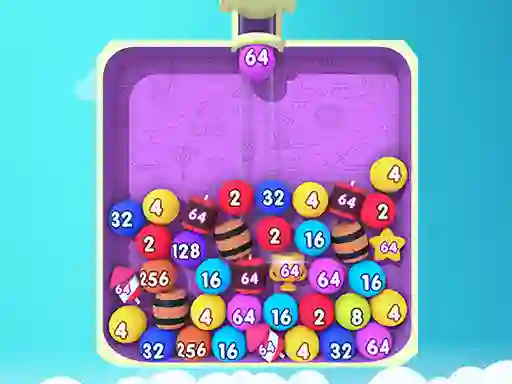 Joc Bubble Merge 2048 en línia