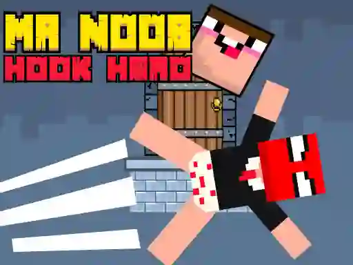 Joc Mr Noob Hook Hero en línia