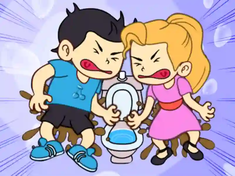 Joc Toilet Rush Race: Draw Puzzle en línia