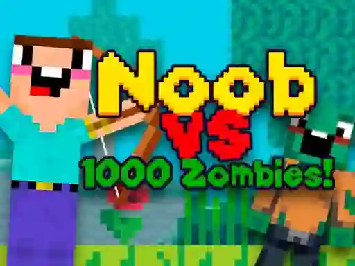 Joc Noob vs 1000 Zombies en línia