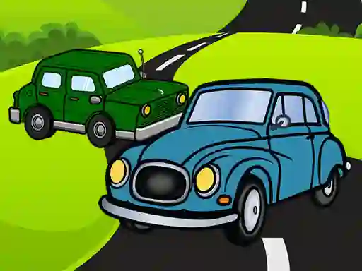 Joc Cartoon Car Jigsaw en línia