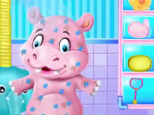 Joc Baby Hippo Bath Time en línia