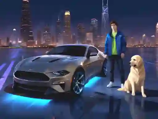 Joc Mustang City Driver en línia