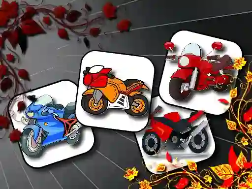 Joc Cartoon Motorbikes Memory en línia