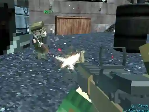 Joc Pixel Gungame Arena Prison Multiplayer en línia