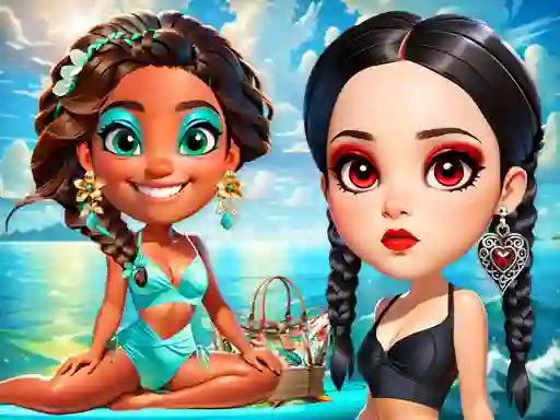 Joc Wave Chic Ocean Fashion Frenzy en línia