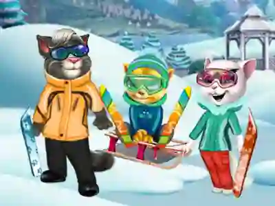 Joc Cats Winter Fun en línia