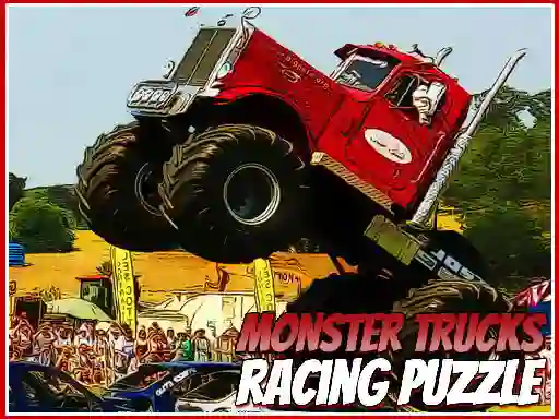Joc Monster Trucks Racing Puzzle en línia