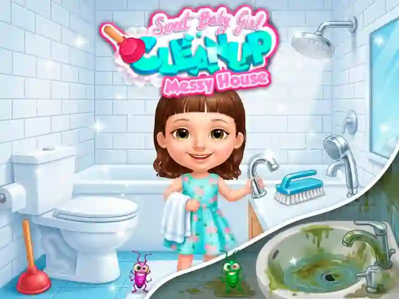 Joc Sweet Baby Girl Cleanup Messy House en línia