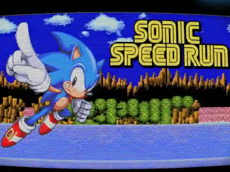 Joc Sonic Speed Run en línia