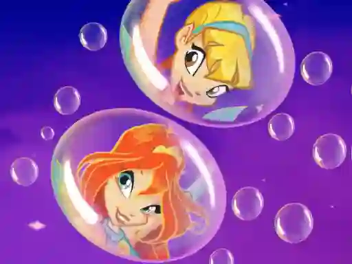 Joc Draw Winx Bubble Path en línia