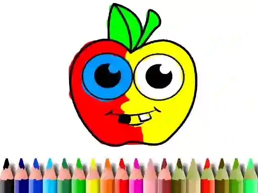 Joc Back To School: Apple Coloring Book en línia