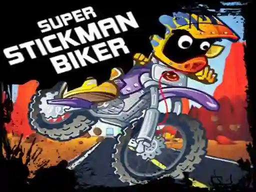 Joc Super Stickman Biker en línia