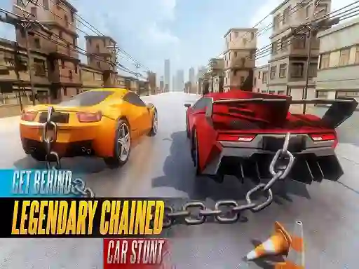 Joc Chained Car Stunts Race Mega Ramp en línia