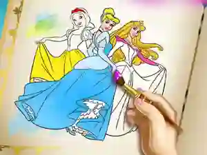 Joc Princesses Coloring Book en línia