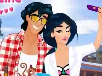 Joc Couple Travel Selfie en línia