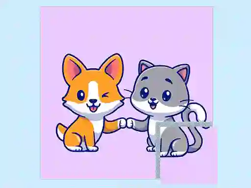 Joc Cats and Dogs Puzzle en línia