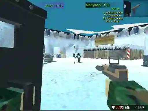 Joc Blocky Combat Swat 2 en línia