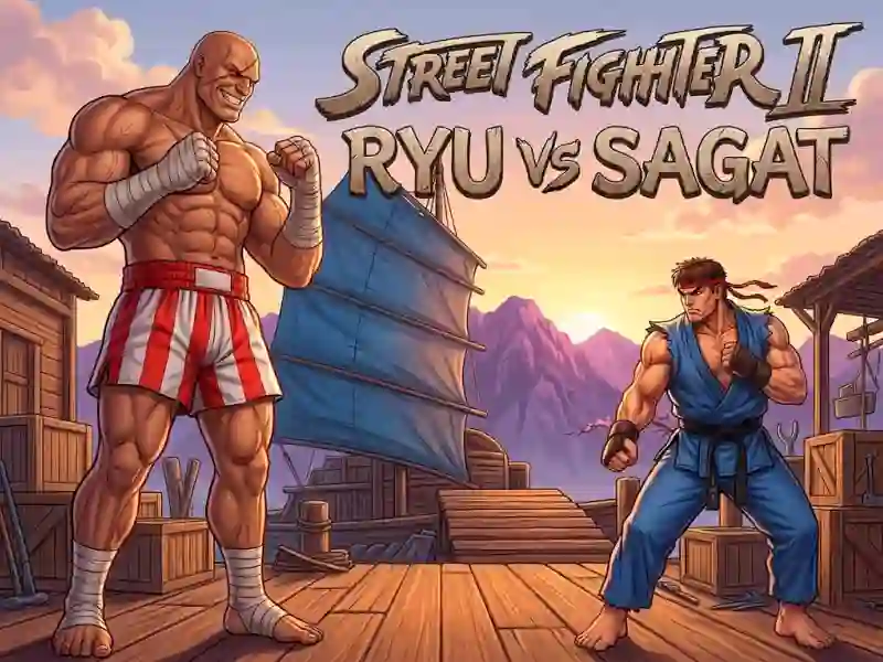 Joc Street Fighter II Ryu vs Sagat en línia