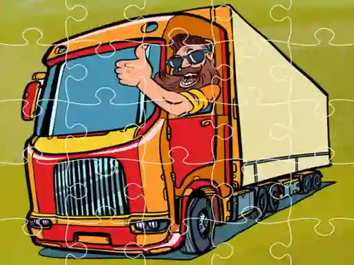 Joc Semi Trucks Jigsaw en línia
