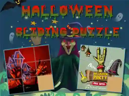 Joc Halloween Sliding Puzzle en línia