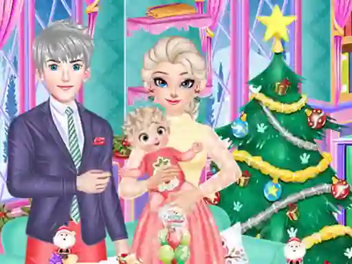 Joc Frozen Family Christmas Preparation en línia