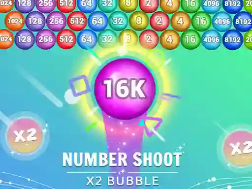 Joc Number Shoot x 2 bubble en línia