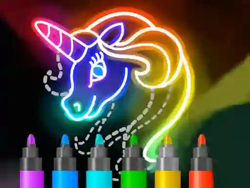 Joc Learn to Draw Glow Cartoon en línia
