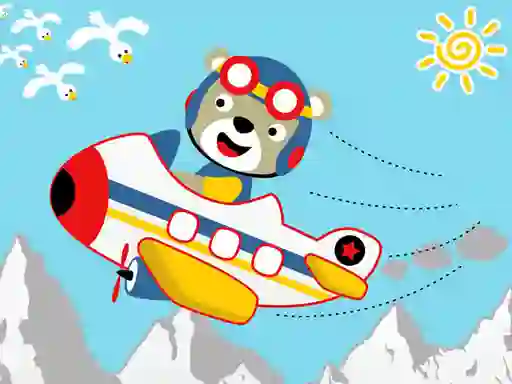 Joc Friendly Airplanes For Kids Coloring en línia