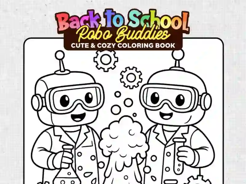 Joc Back to School: Robot Coloring Book en línia