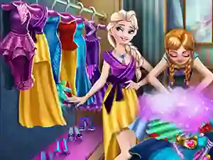 Joc Ice Kingdom Wardrobe Cleaning en línia