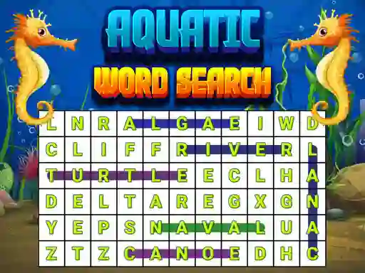 Joc Aquatic Word Search en línia