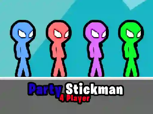 Joc Party Stickman 4 Player en línia