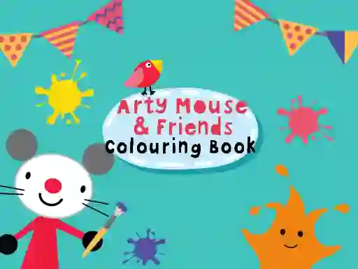 Joc Arty Mouse & Friends Coloring Book en línia