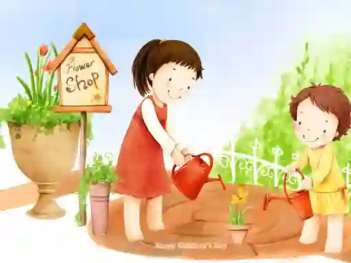 Joc Cartoon Childrens Day Puzzle en línia