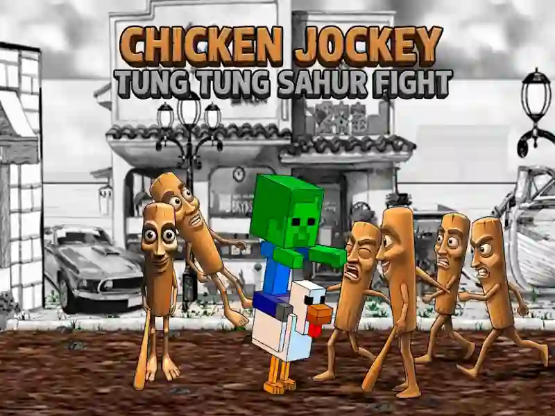 Joc Chicken Jockey Tung Tung Sahur Fight en línia