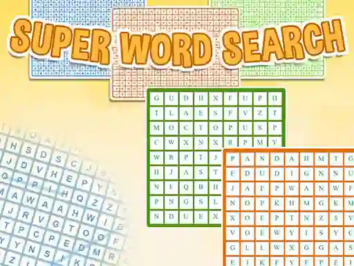 Joc Super Word Search en línia