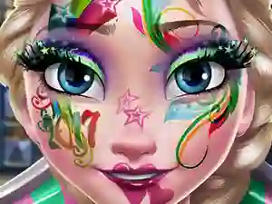 Joc Elsa New Year Makeup en línia