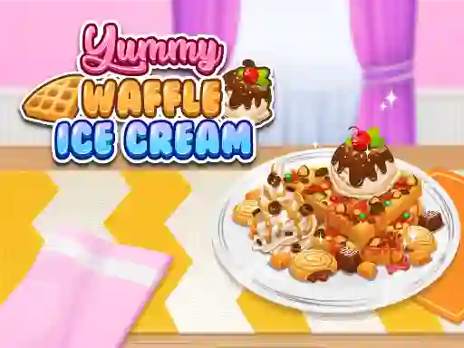Joc Yummy Waffle Ice Cream en línia