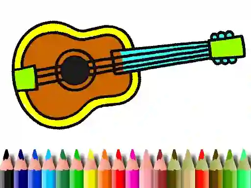 Joc Back To School: Music Instrument Coloring Book en línia