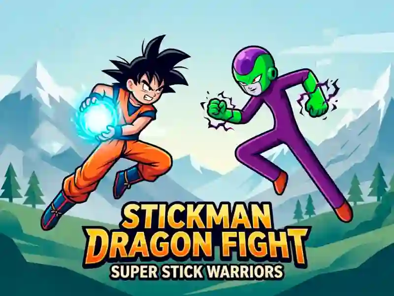 Joc Stickman Dragon Fight - Super Stick Warriors en línia