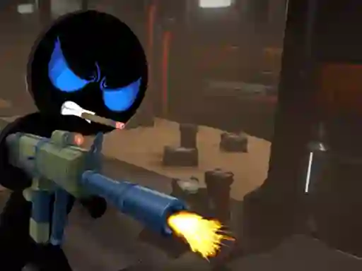 Joc Stickman Armed Assassin Cold Space en línia