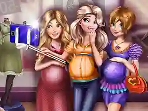 Joc Princesses Pregnant Selfie en línia