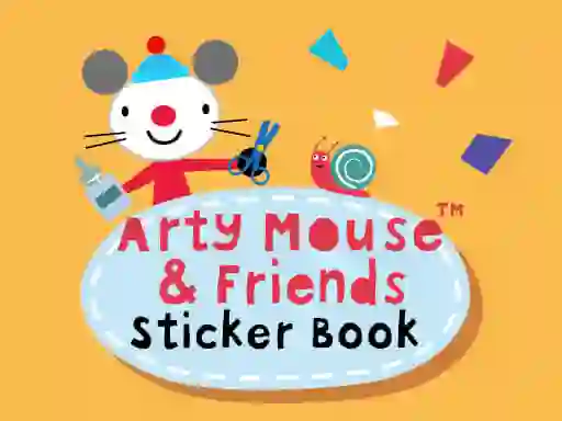 Joc Arty Mouse & Friends Sticker Book en línia