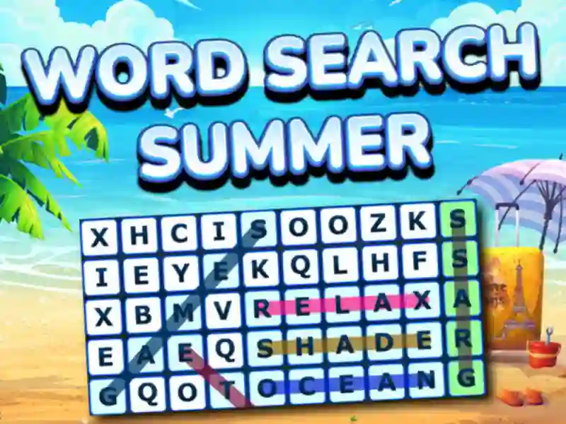 Joc Word Search Summer en línia