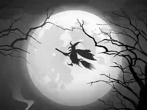 Joc The Night Of the Witches Jigsaw en línia