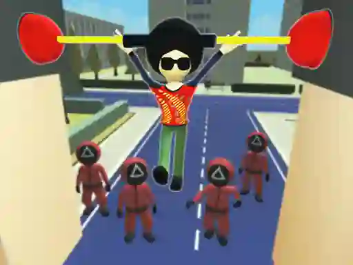 Joc Squid Fall Guy en línia