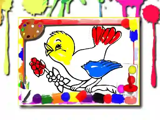 Joc Birds Coloring Book en línia